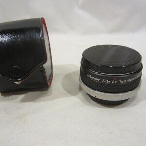 JC PENNEY Auto 2X Tele Converter lens & case